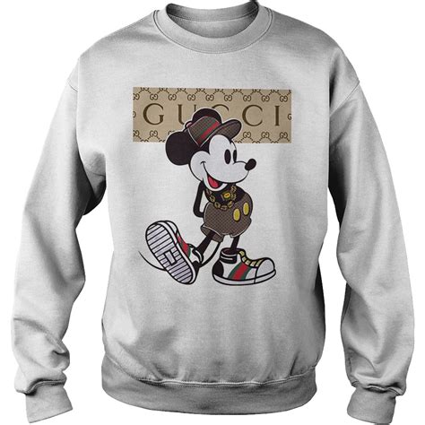 mickey gucci tshirt|Gucci mickey hoodie.